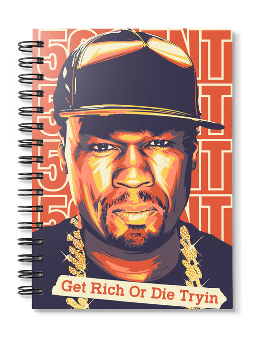 50 cent get rich Notebook