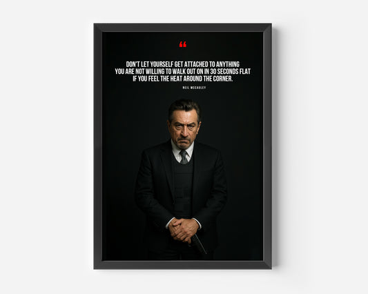 Neil McCauley Heat Poster