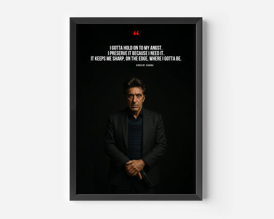 Vincent Hanna Heat Poster