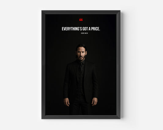 John Wick Quote Poster