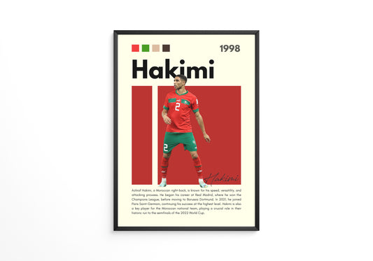 Achraf Hakimi 1998 Poster