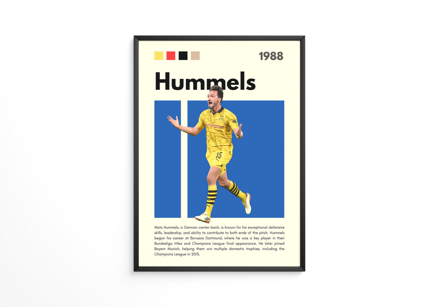 Mats Hummels 1988 Poster