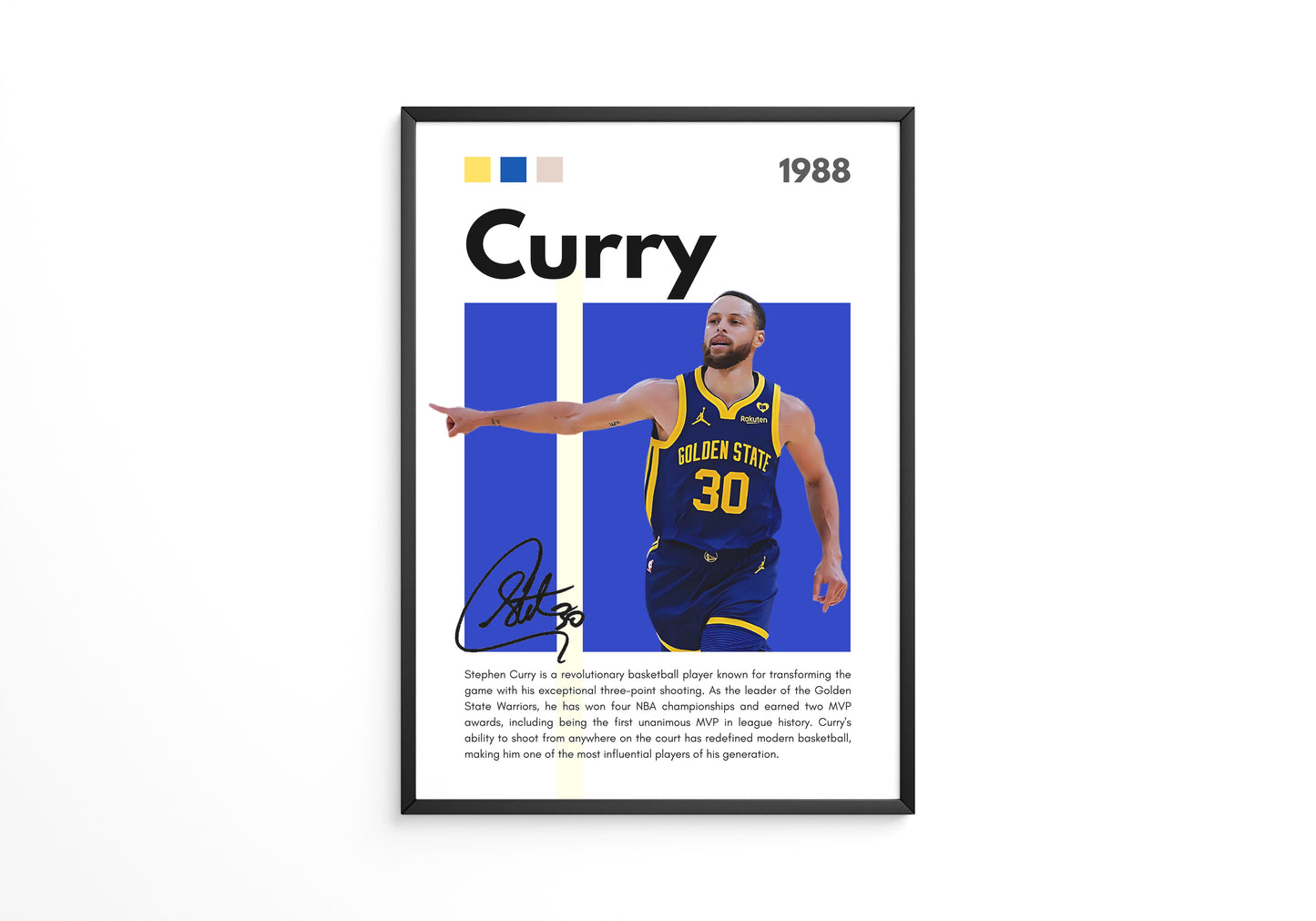 Stephen Curry 1988 Poster