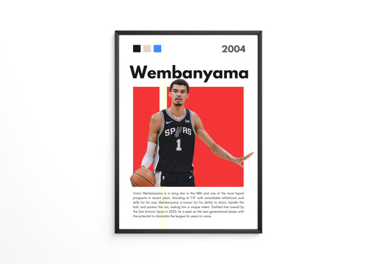 Victor Wembanyama 2004 Poster