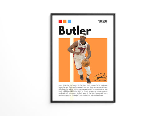 Jimmy Butler 1989 Poster