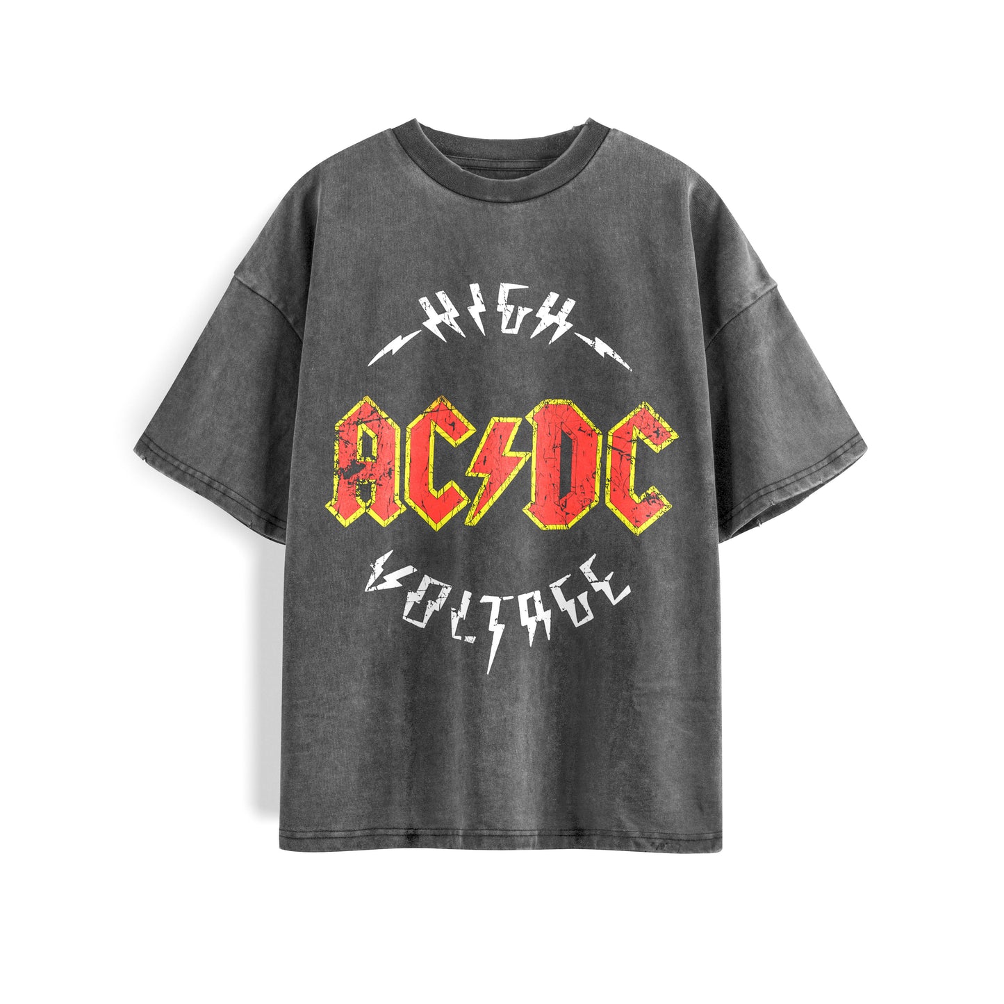 AC/DC HV Washed Oversized Tee's