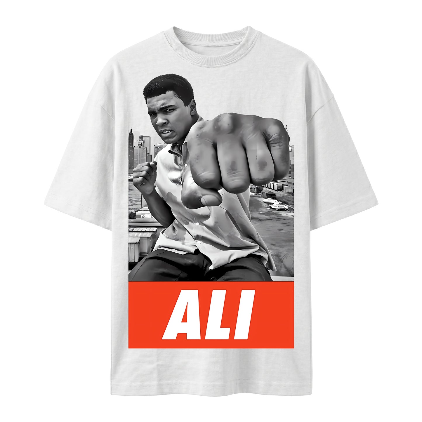 ALI White Oversized Tee's