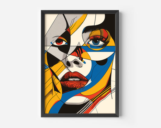 Abstract Diva Poster
