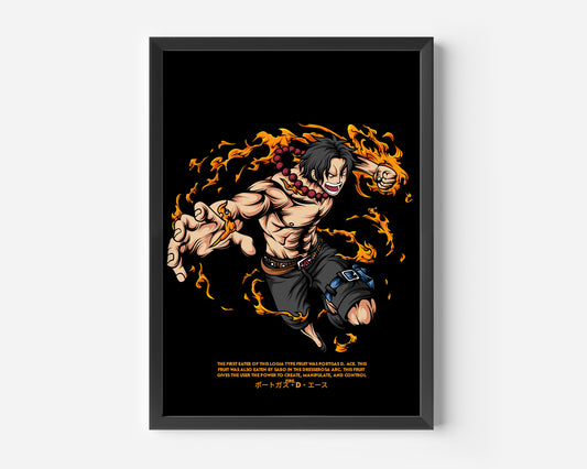 Ace One Piece Poster