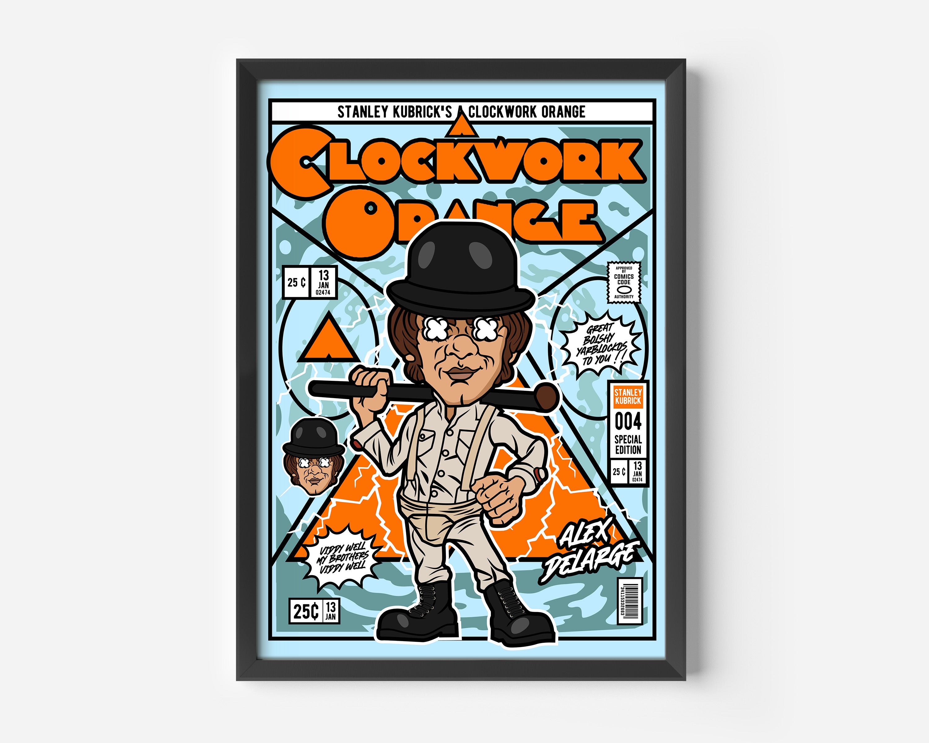 Alex Delarge Clockwork Orange Poster – Dank N Drip