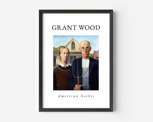 American Gothic Grant Wood Poster