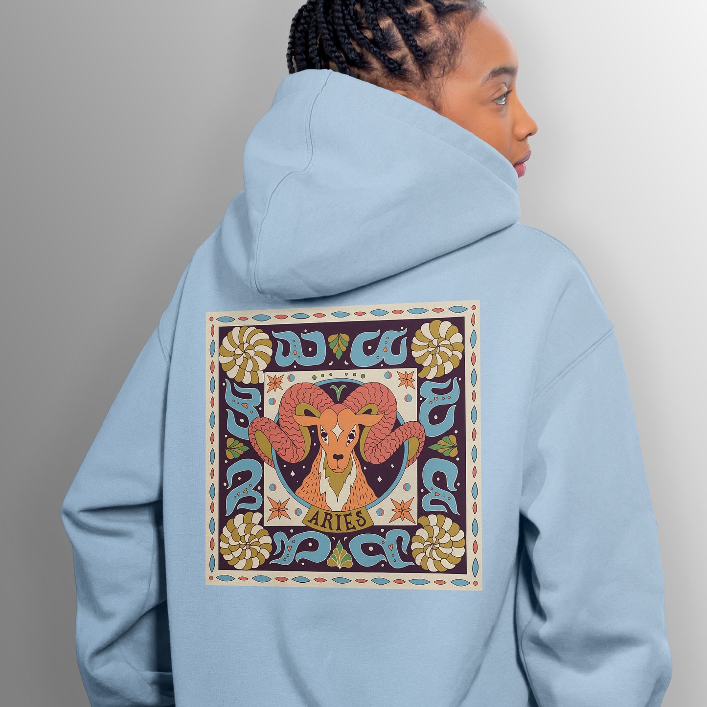 Zodiac Signs Hoodie Oversized