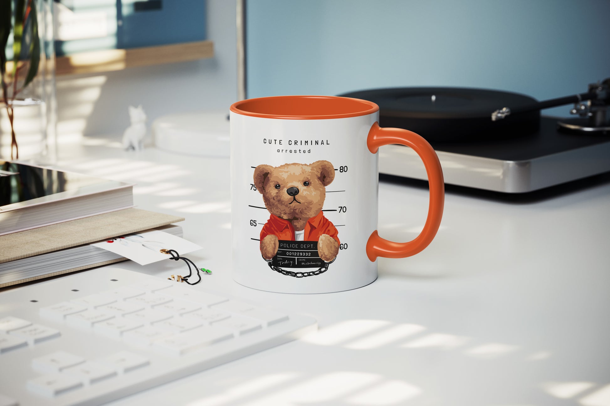 dank n drip arrested bear mug