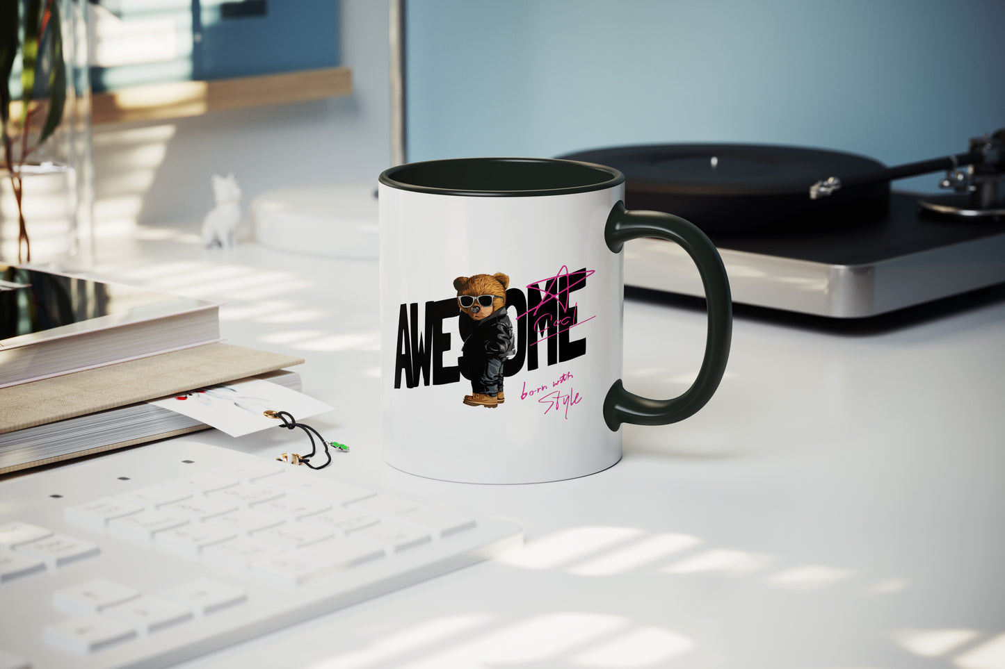 dank n drip awesome bear mug 