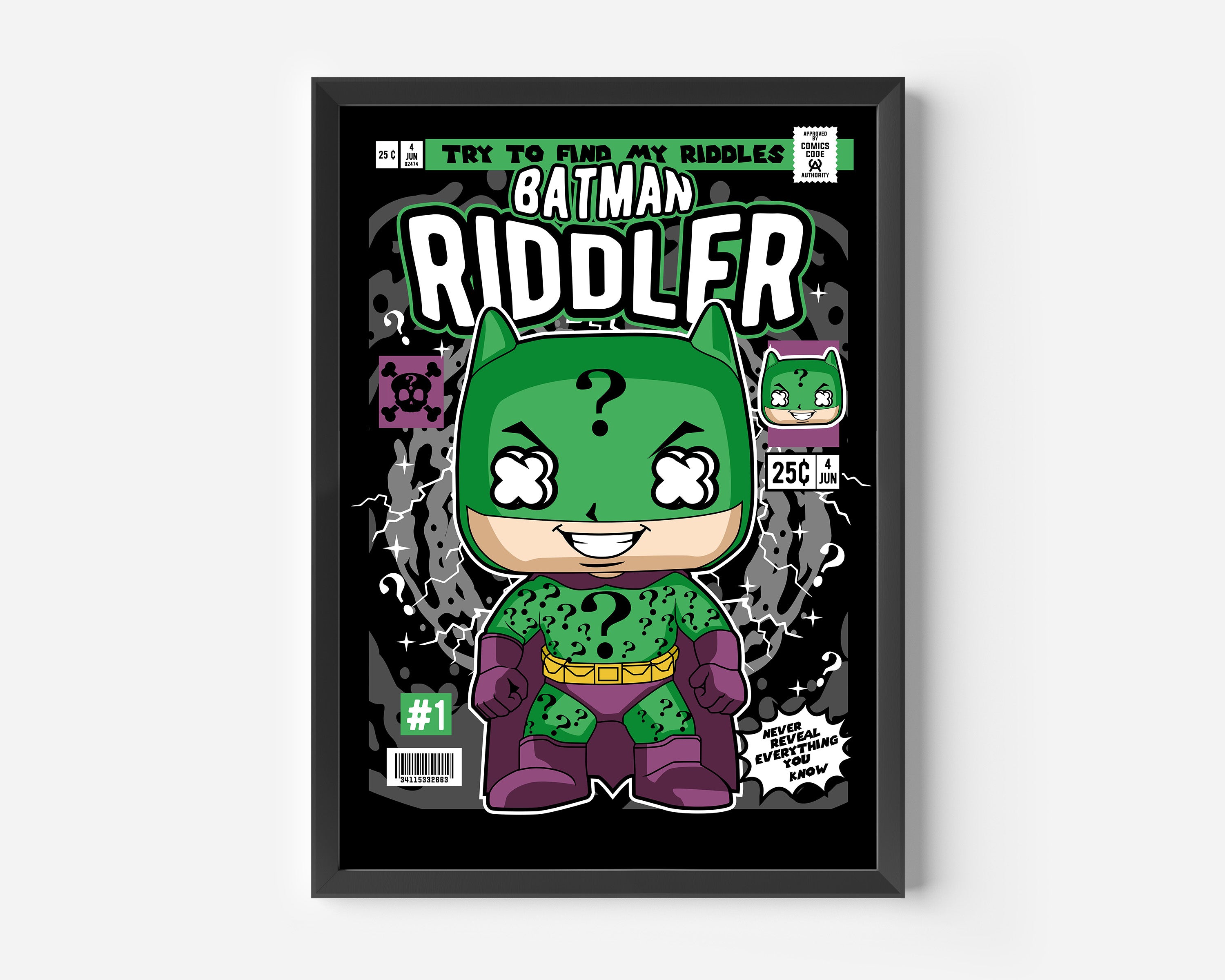 Batman Riddler Pop Poster – Dank N Drip