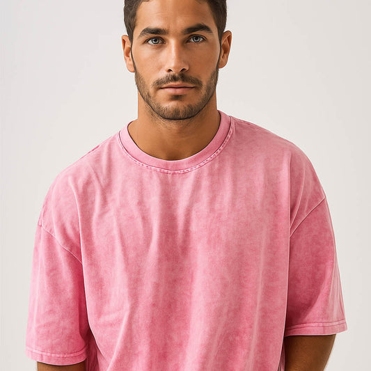 Washed Oversized Tee's Basic