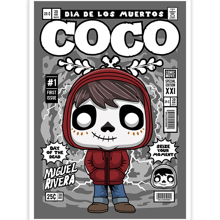 Coco Miguel pop Art Sticker