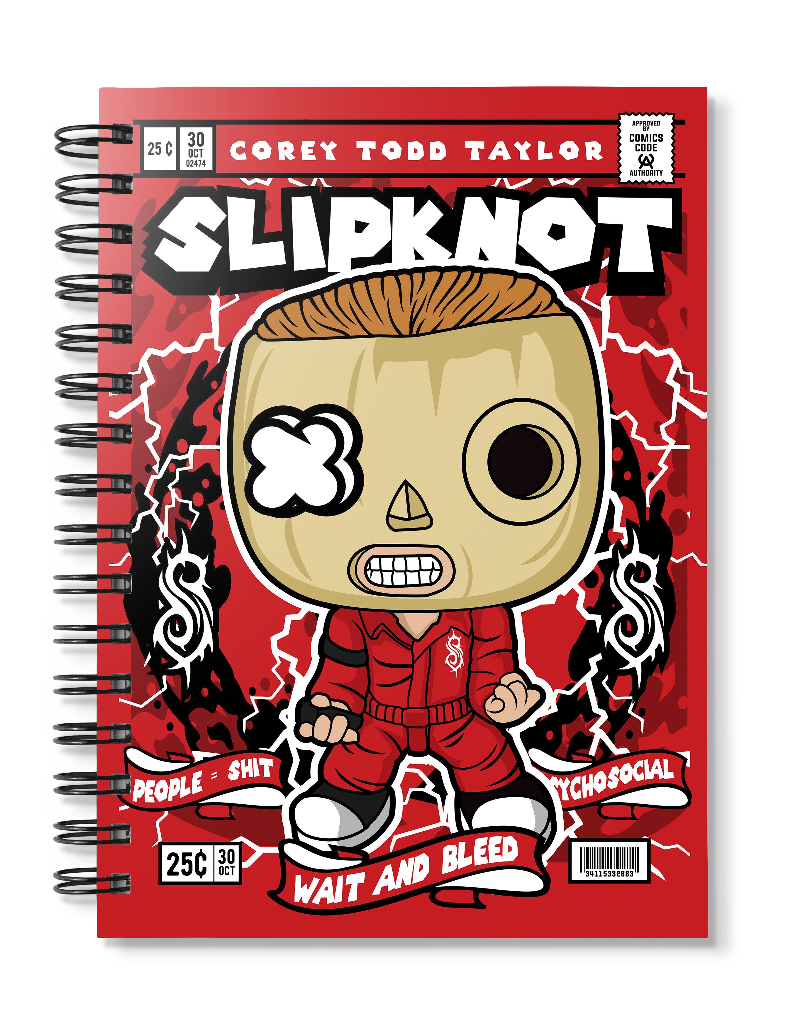 Gary Notebook Corey Taylor Slipknot Notebook – Dank N Drip