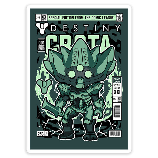 Crota Destiny pop Art Sticker