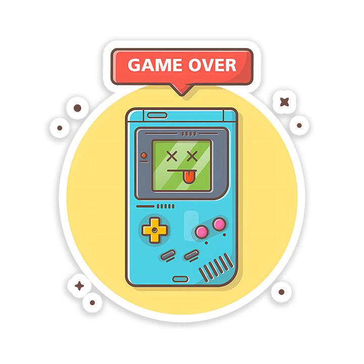 Gameboy Logo Sticker Stickers – tagged
