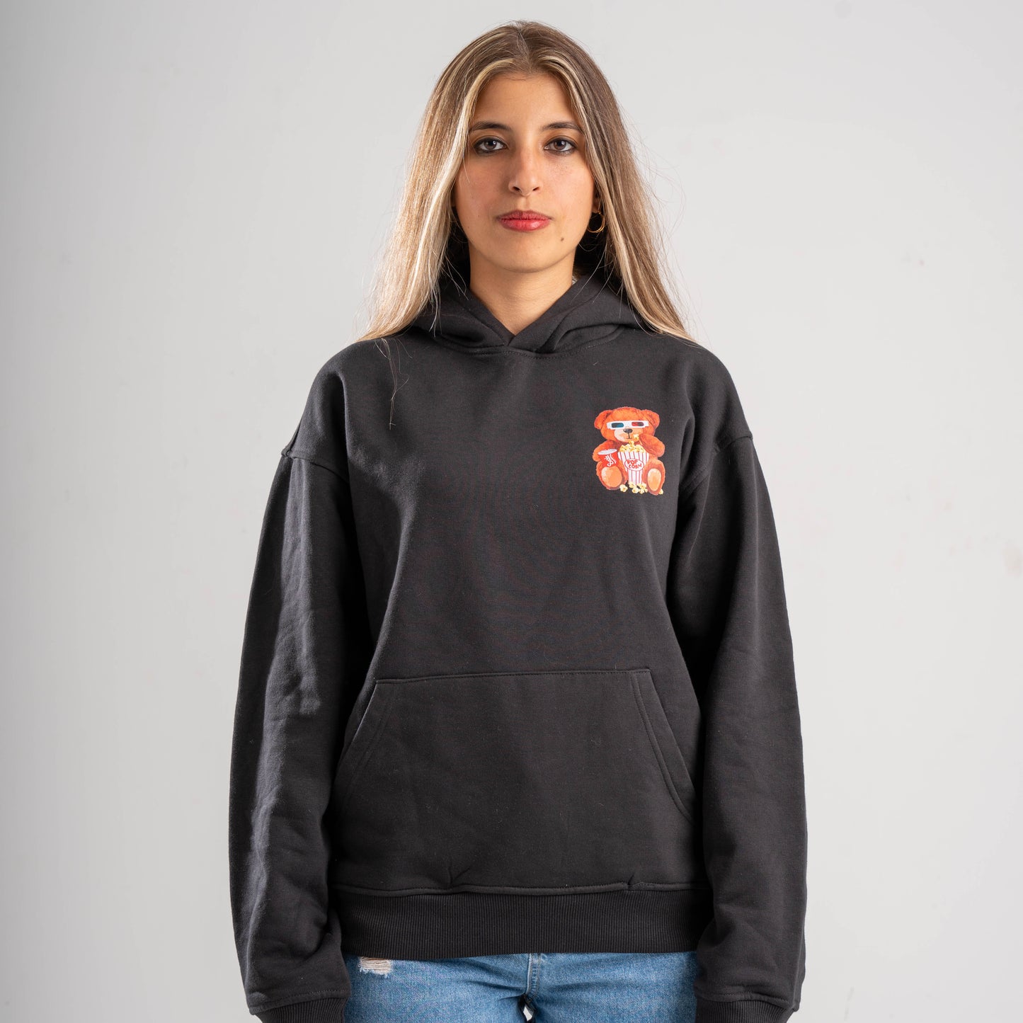 Sit Back Bear relaxed fit Hoodie