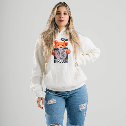 See Throw Bear Oversize Hoodie