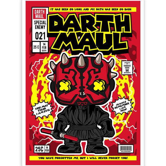 Darth Maul pop Art Sticker