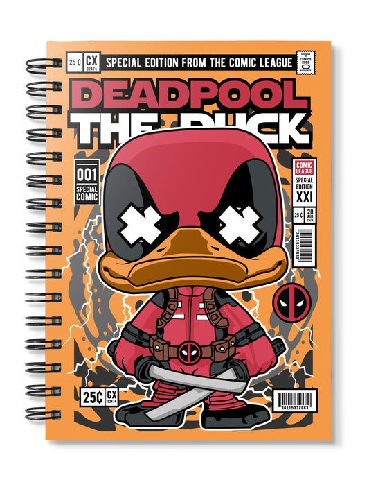 Deadpool The Duck pop Art Notebook