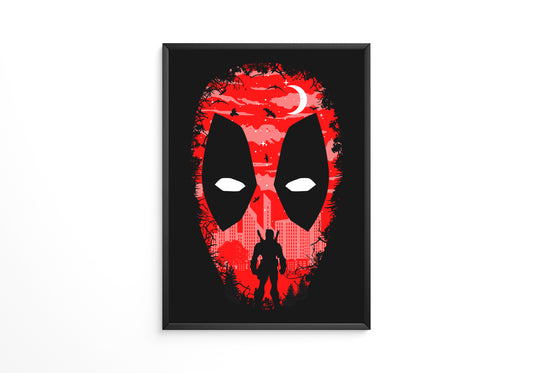 Deadpool Face Poster