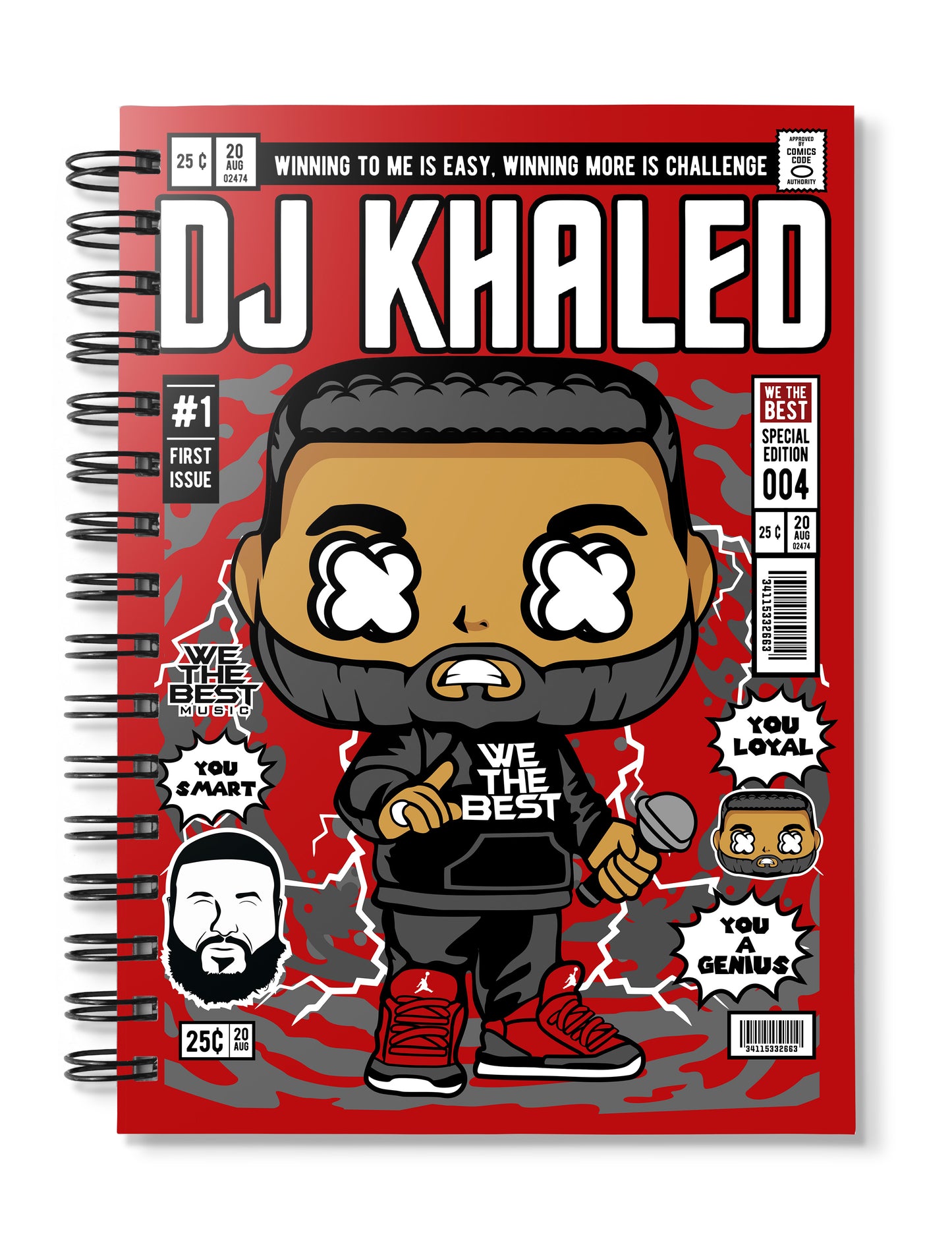 Dj Khaled Pop Art Notebook