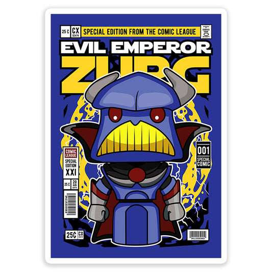 Emperor Zurg toy story pop Art Sticker