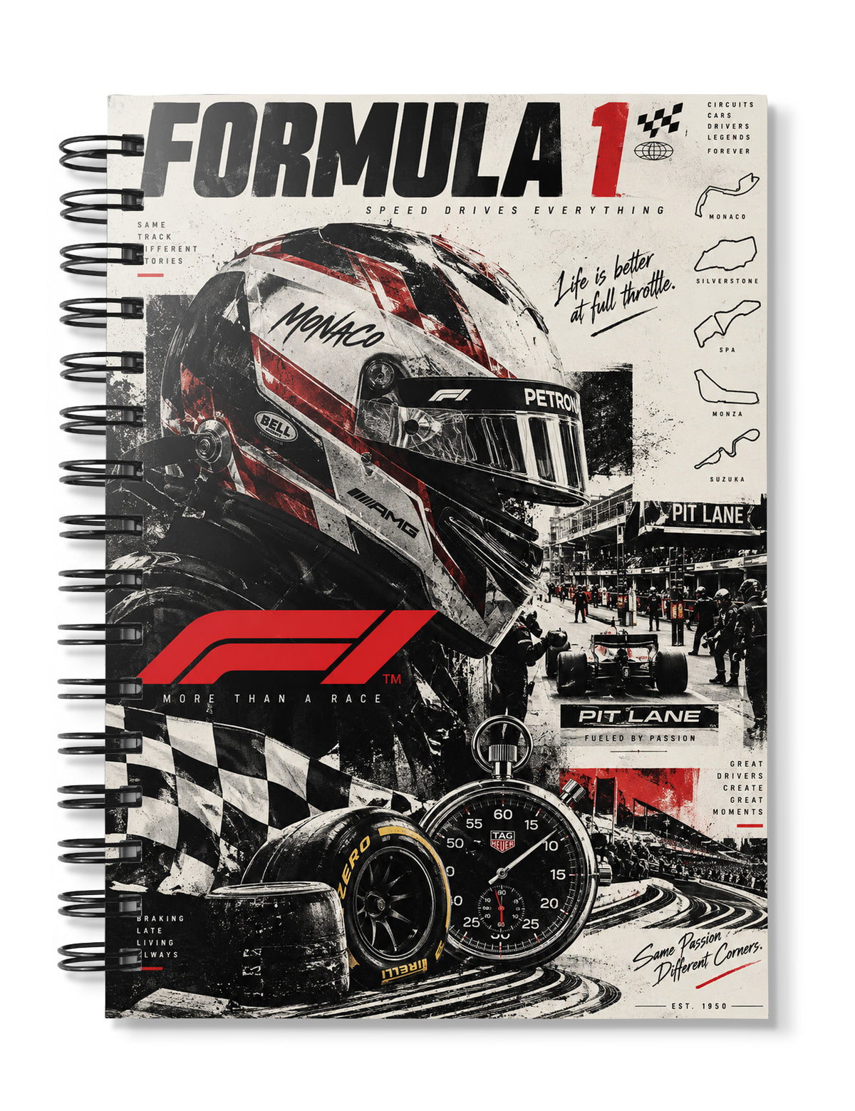 Formula 1 Notebook