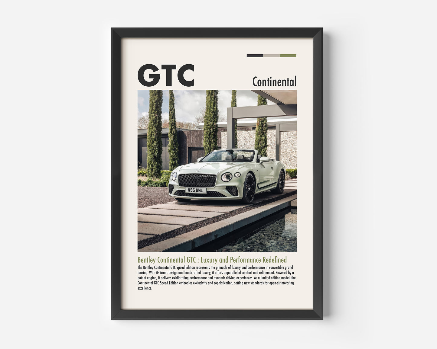 Bentley Continental GTC Poster