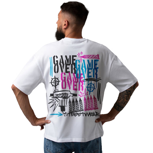 Game Over Oversized Tee's
