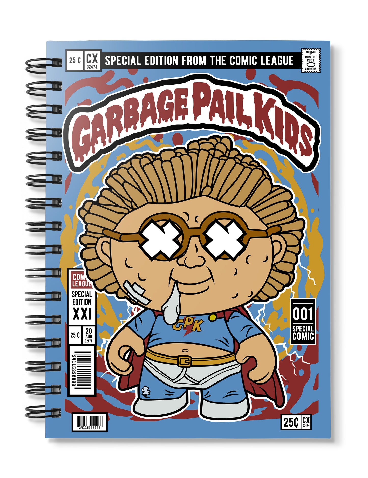 Garbage Pail Kids pop Art Notebook