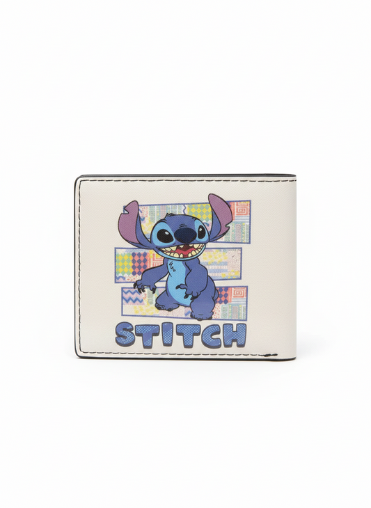Stitch Passport/Postal White Background wallet