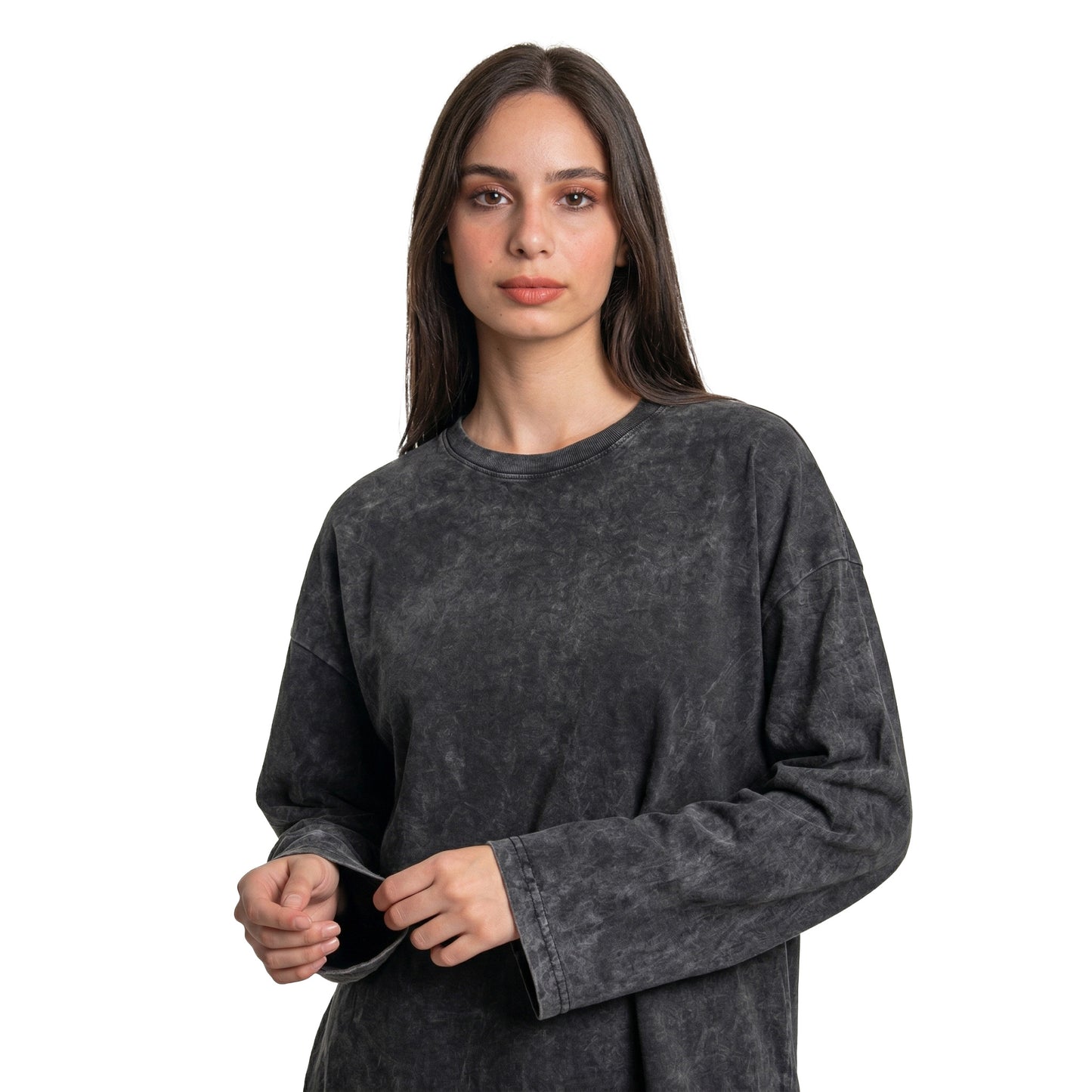 Washed Oversized Long Sleeves