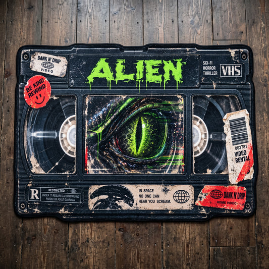 Alien VHS Rug