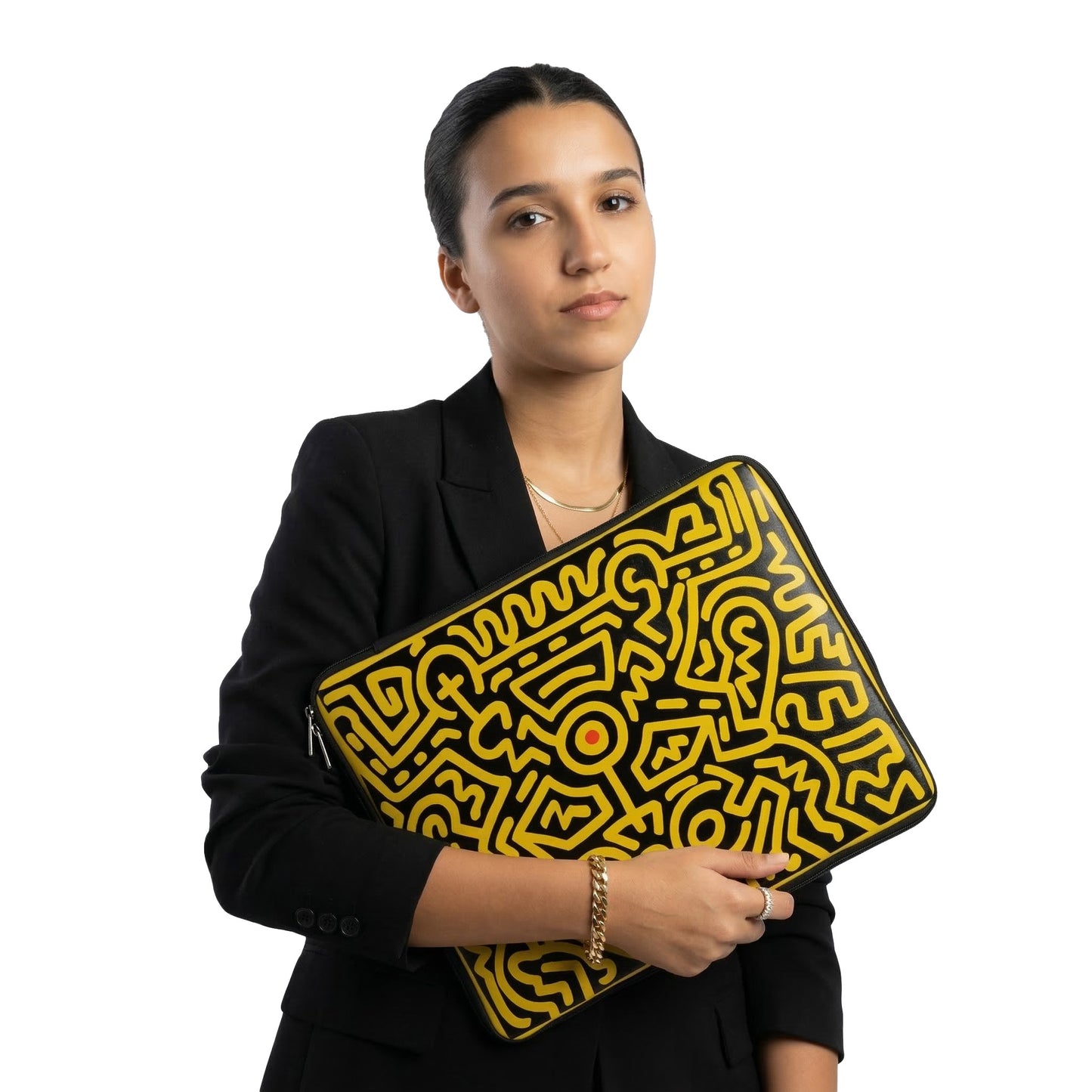 Growing Keith Haring Laptop Sleeve