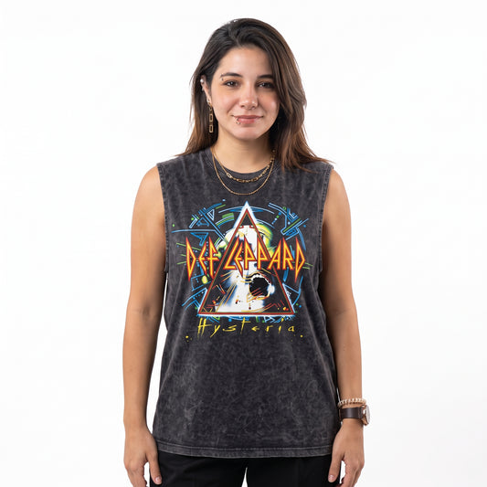 Def Leppard Washed Tank Top