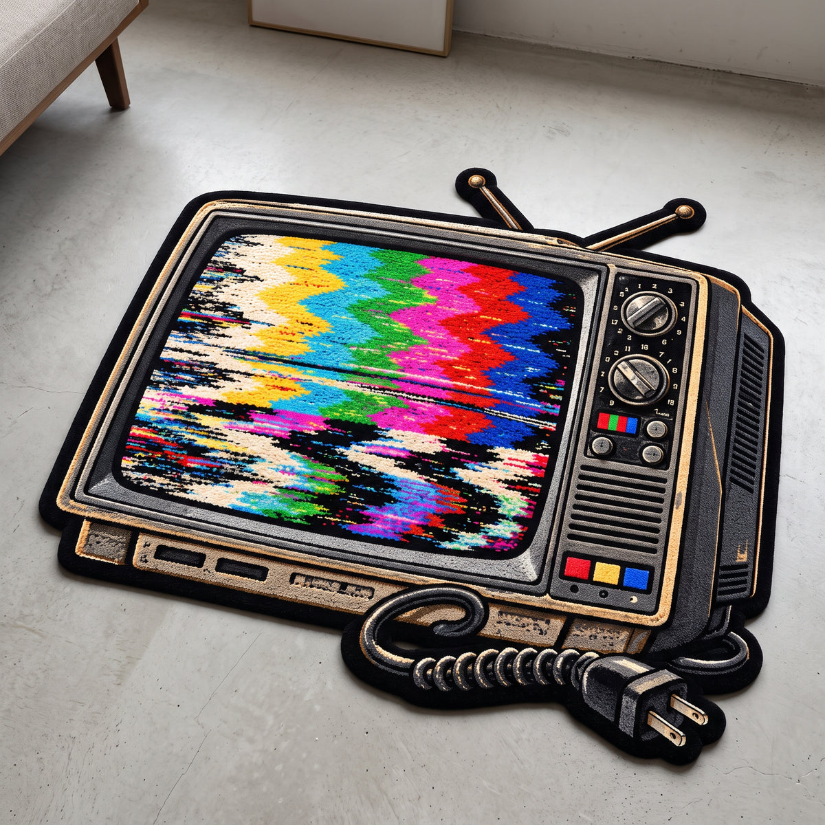 Old TV Rug