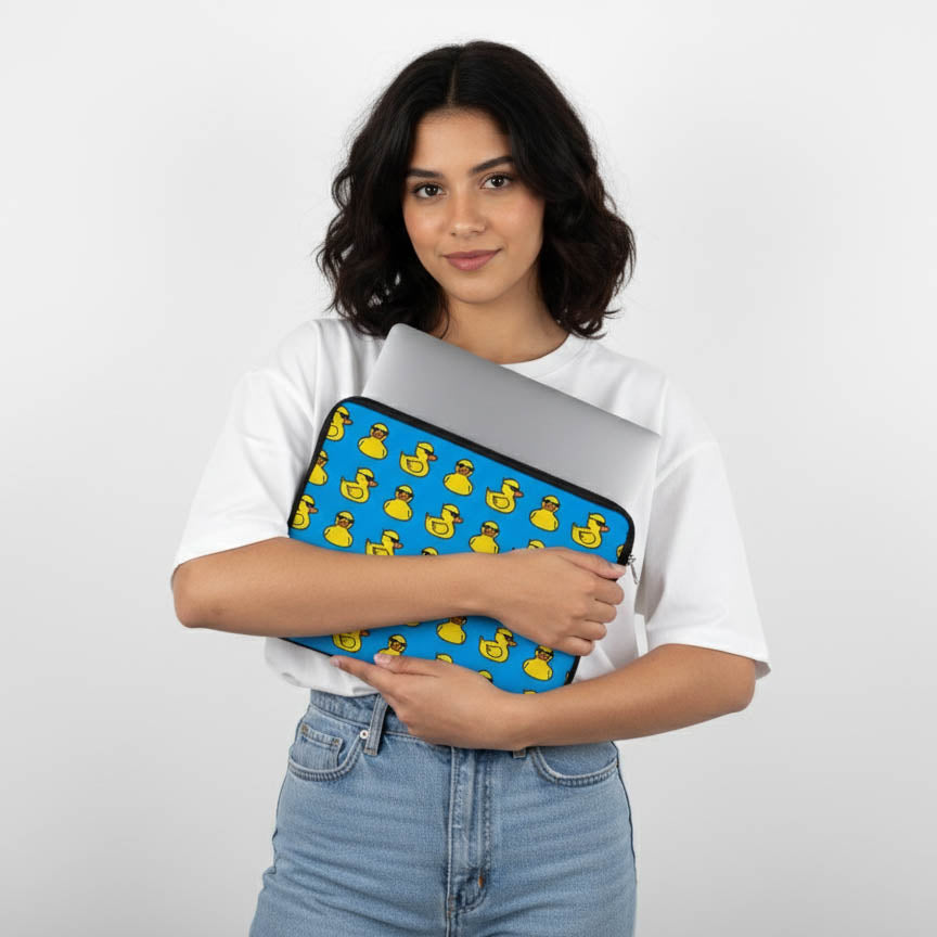 Ducks With Sunglasses Laptop Sleeve