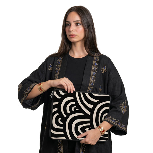Edge Lines Laptop Sleeve