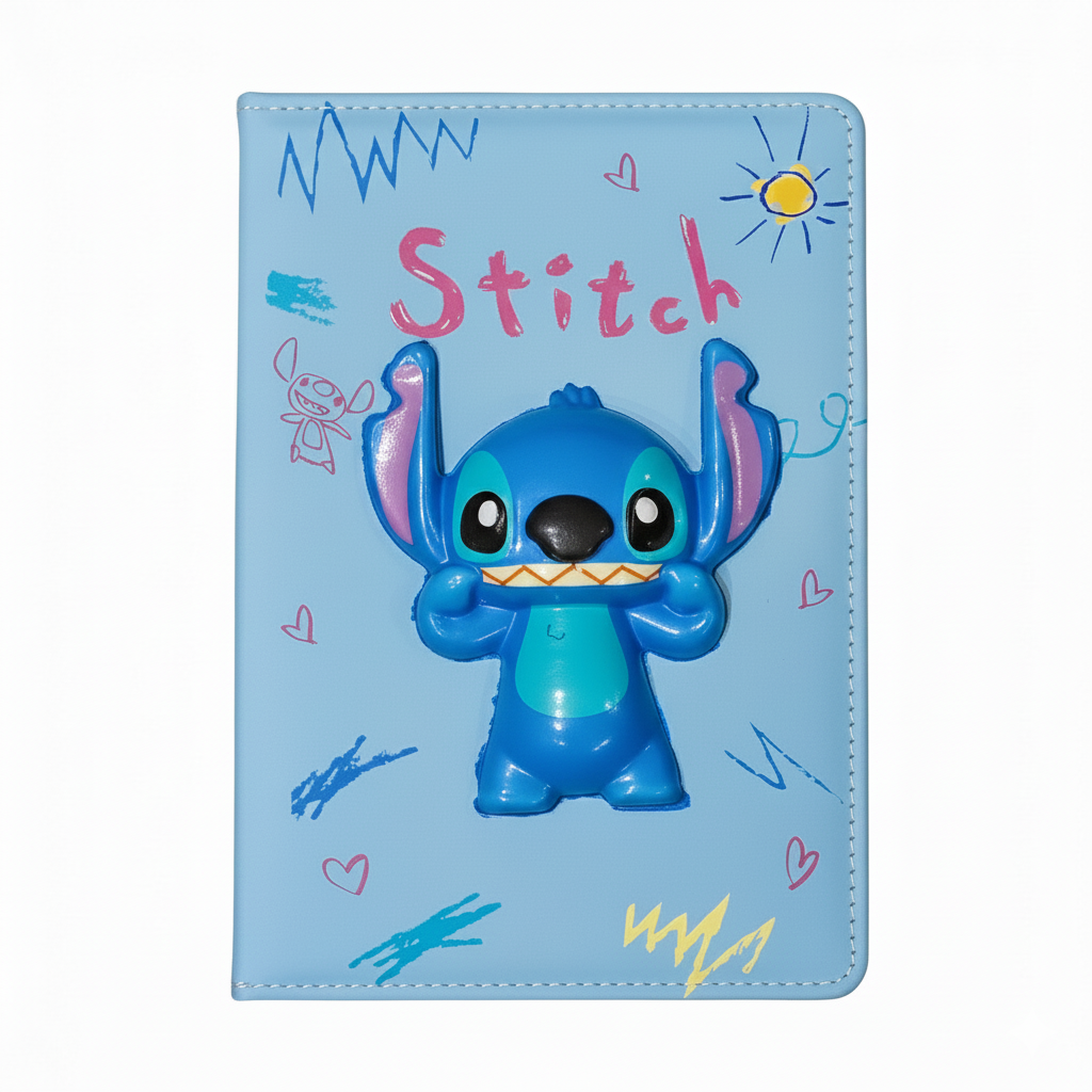 Stitch 3D Cover A5 Notebook