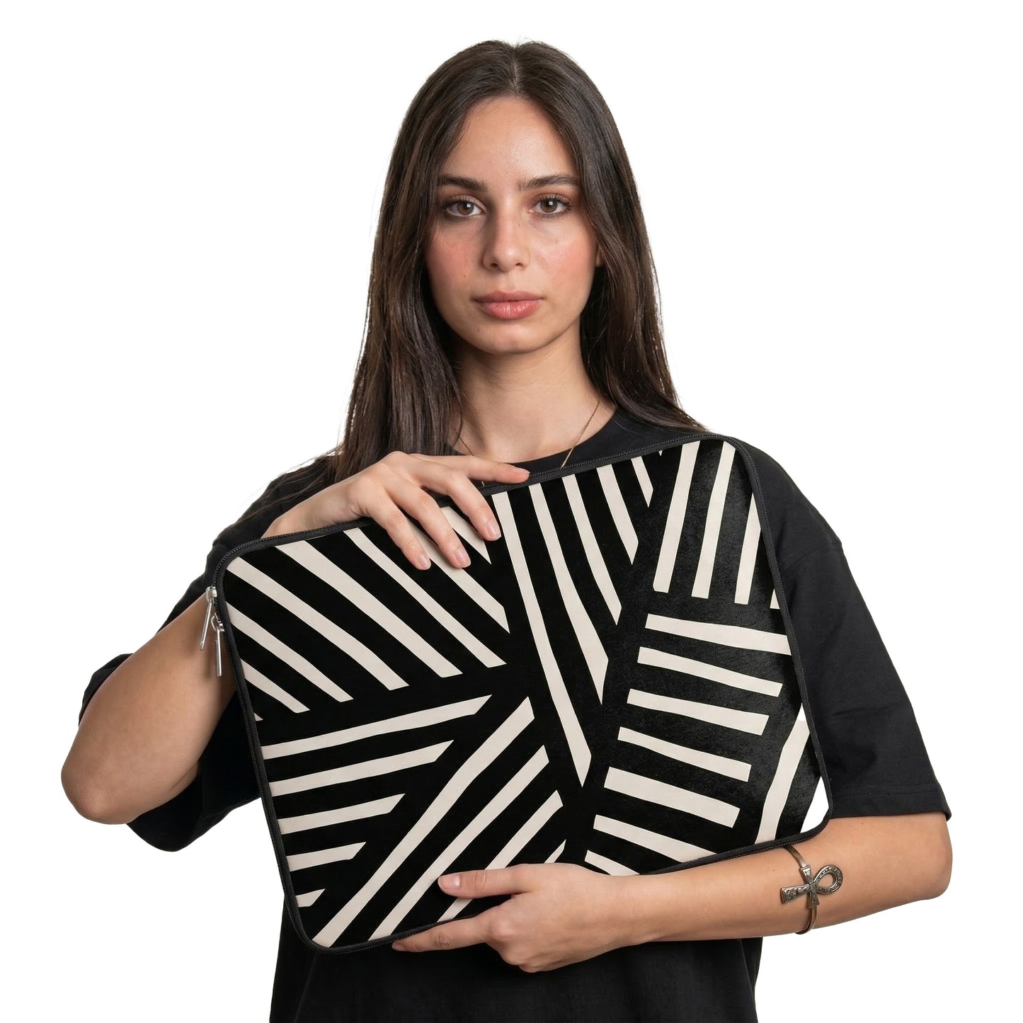 Zebra Code Laptop Sleeve