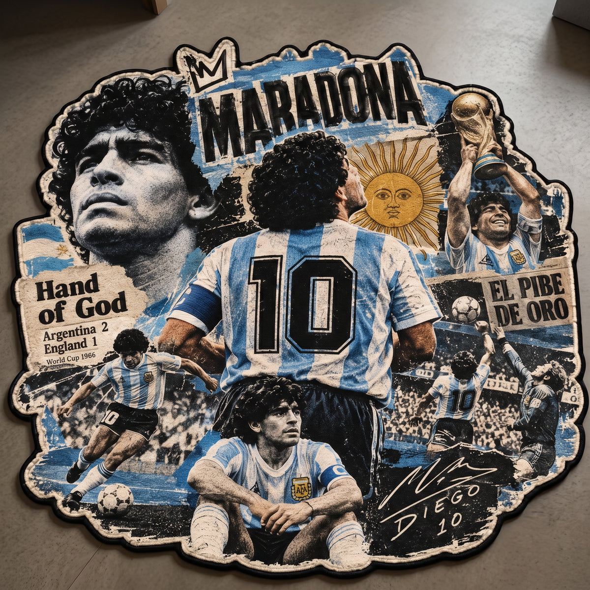 Maradona Rug