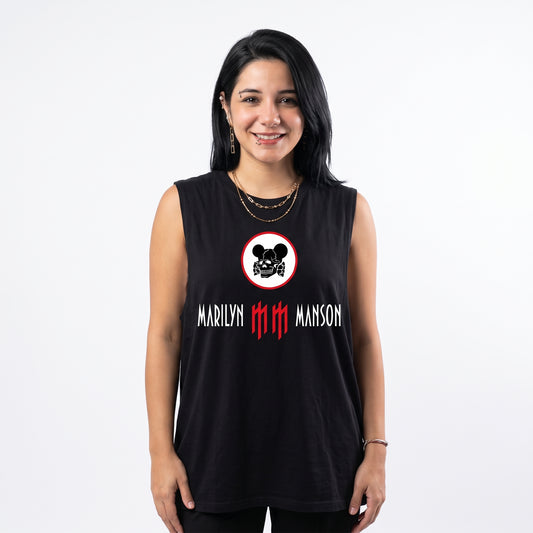 Marilyn Manson Washed Tank Top