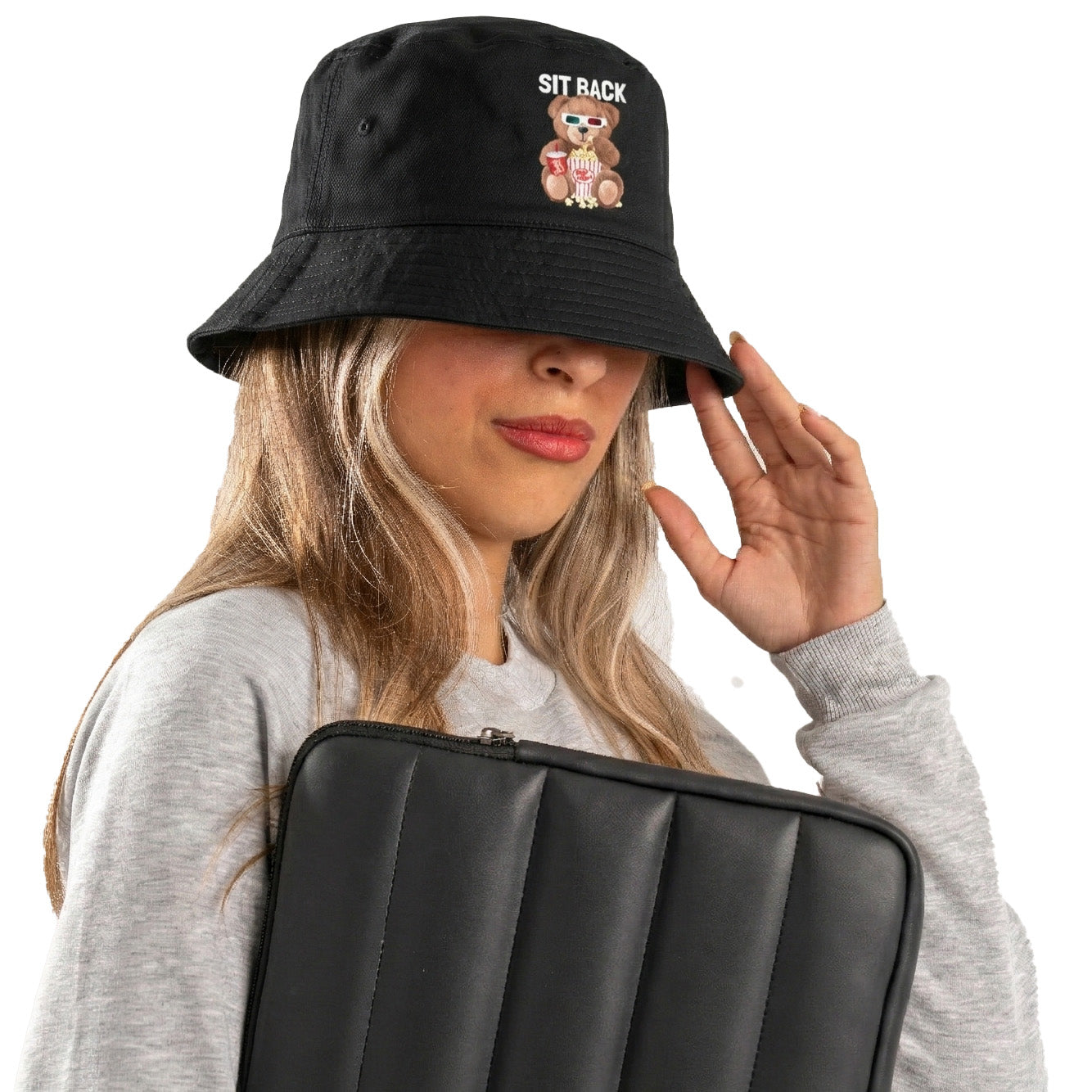 Sit Back Bear Bucket Hat