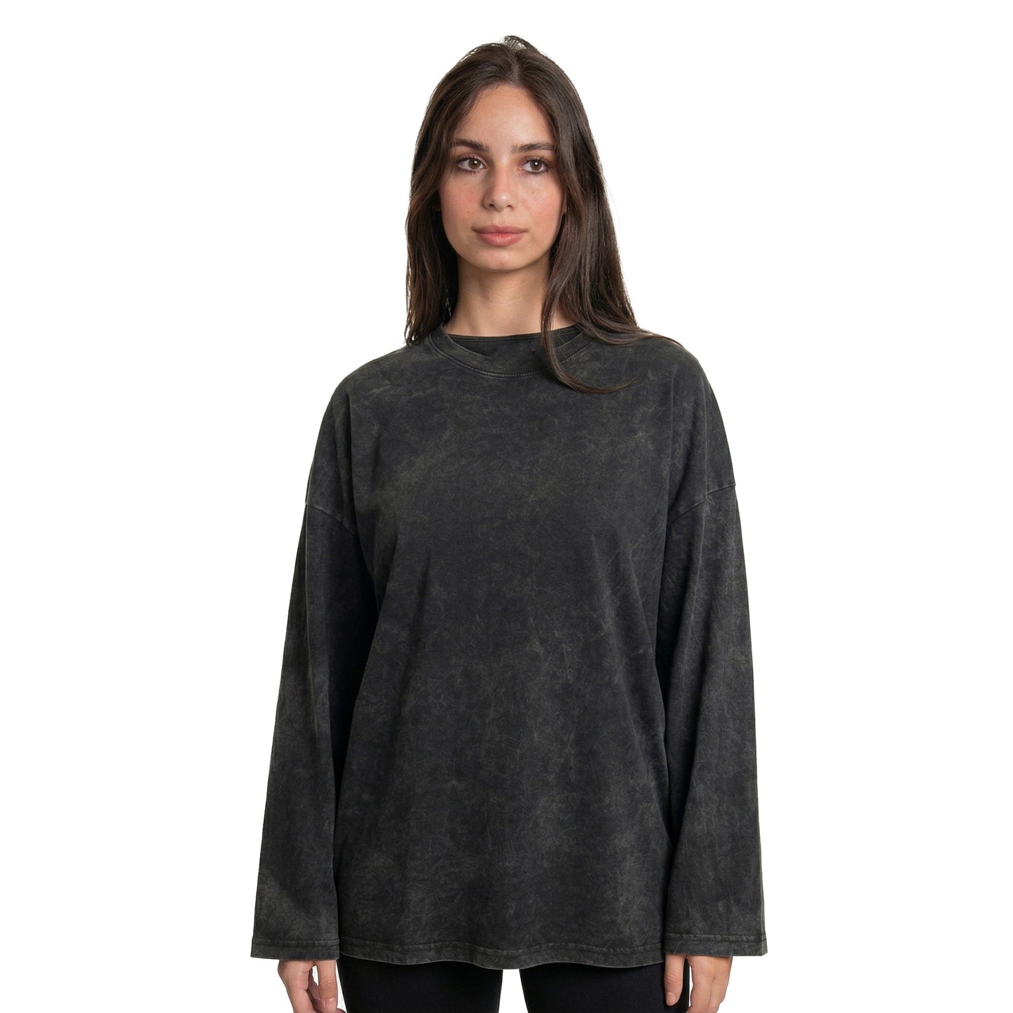 Washed Oversized Long Sleeves