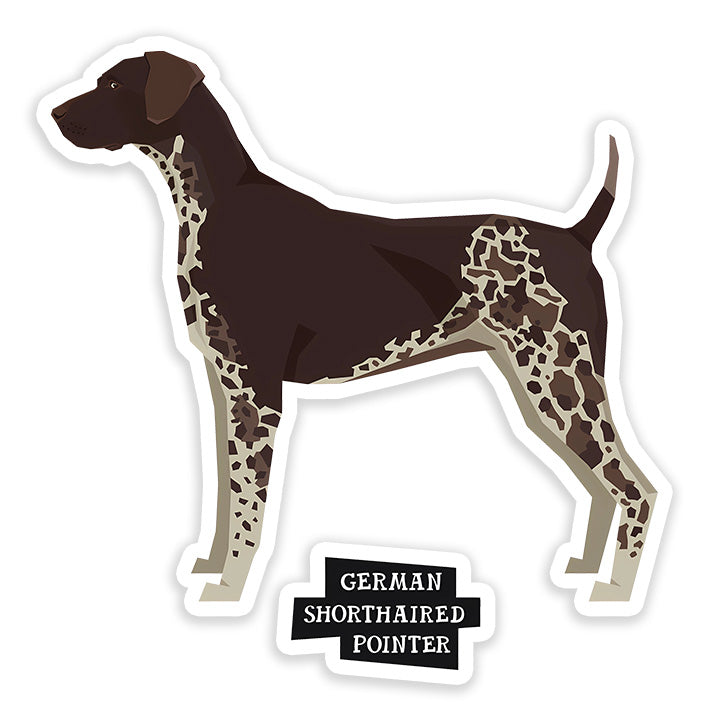 German shorthaired pointer dog Sticker – Dank N Drip